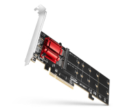 AXAGON PCEM2-ND PCIE 2X NVME M.2 ADAPTER - 1139506 - zdjęcie 2